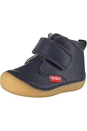 Kickers Billy Velk Laarzen voor kinderen, uniseks, voor kinderen, Blauwe Marine Foncé Perm 102, 5.5 UK Child