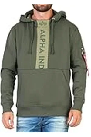 Alpha Industries Front Print Hoody Heren Capuchon Sweat