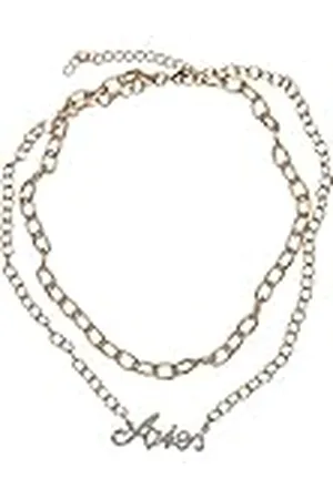 Urban classics Uniseks halsketting Diamond Zodiac gouden necklace, kleur , maat één maat