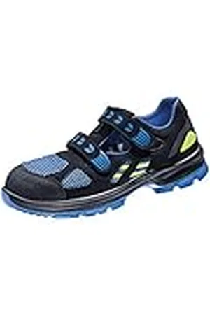 Atlas Design Sicherheitsschuhe 25930, Zwart Blauw Groen, 8 UK Men/ 9 UK Women