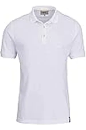 Camel Active Heren H-polos 1/2 mouw Poloshirt, wit, S