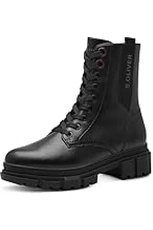 QS by s.Oliver Dames Lace Boot Flat 5-25221-43 Enkellaarsjes, , 38 EU