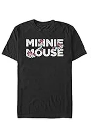 Disney Classics Mickey Classic - Minnie Stack Unisex Crew neck T-Shirt Black 2XL