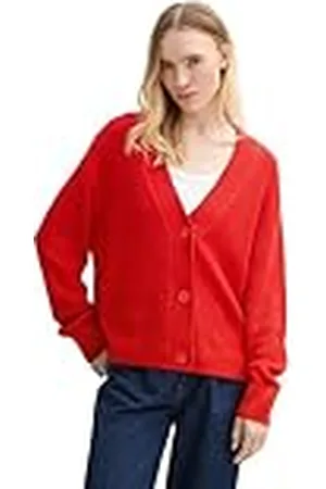 TOM TAILOR Cardigan gebreide jas voor dames, , XL