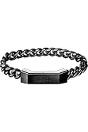 HUGO BOSS Sieraden Heren CARTER Collectie Ketting Armband verkrijgbaar in goud, zilver of , Medium, Roestvrij staal, Geen edelsteen