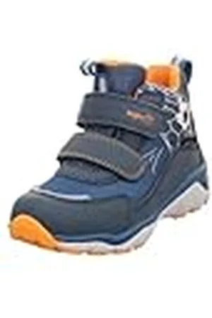 Superfit Jungen SPORT5 leicht gefütterte Gore-Tex Sneaker, BLAU/ORANGE 8010