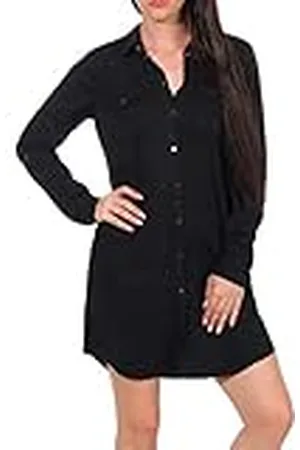 VERO MODA NOS dames Vmsilla Ls Short Dress Blck Noos Ga jurk