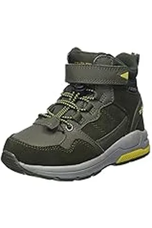 CMP Unisex Kids Hadil Leather Wp Urban Shoes Sportschoenen voor kinderen, Groen Militair, 30 EU