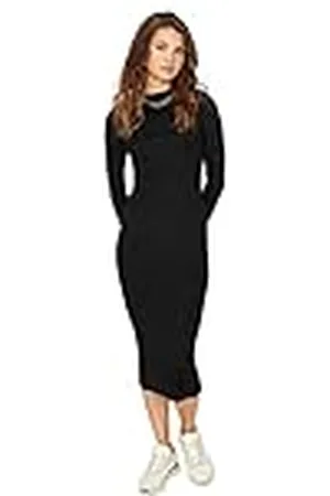 Trendyol Woman Midi Bodycon Crew Neck Knitwear Jurk voor dames, , S