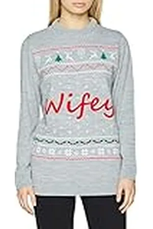FM London Dames Novelty Christmas Pullover