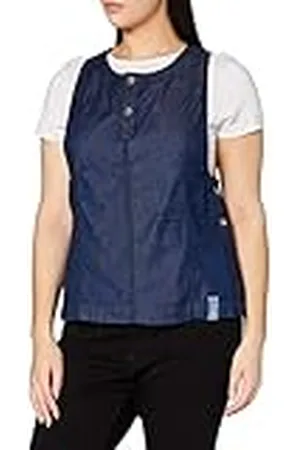 G-Star RAW Dames Geplooid Bib Shirt