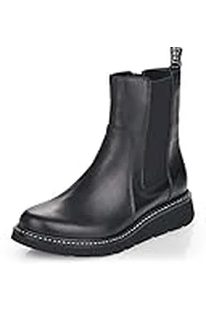 Remonte D3970 Chelsea enkellaarsjes voor dames, Zwart 01, 39 EU
