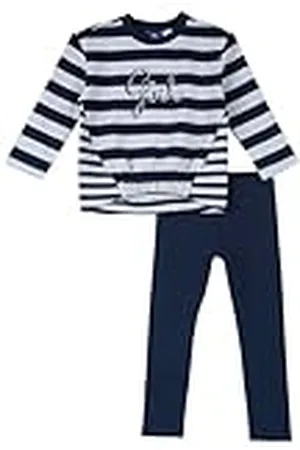 chicco Complete meisjesoutfit met T-shirt en leggings, van warme en zachte stof, machinewasbaar, meisjes- en meisjeskleding, ontworpen in Italië, Meerkleurig, 12M