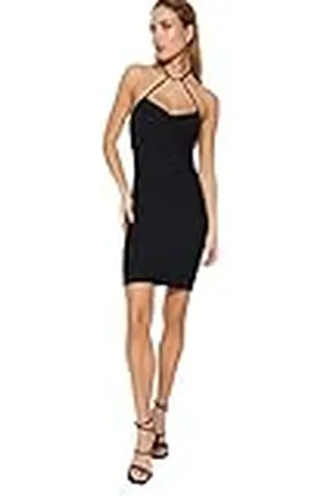 Trendyol Dames Bodycon getailleerde gebreide jurk, , 36, , 62
