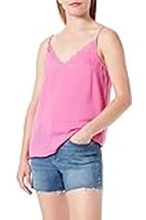 ONLY Onlanna SL Mix Lace Singlet Wvn Tanktop voor dames, , S