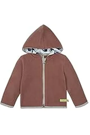loud + proud Unisex kinderwollen fleece, GOTS gecertificeerd jack, , 50/56