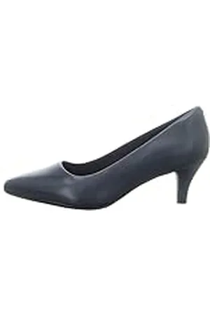 Clarks Linvale Jerica Pump voor dames, Blauw Navy Leer, 40 EU