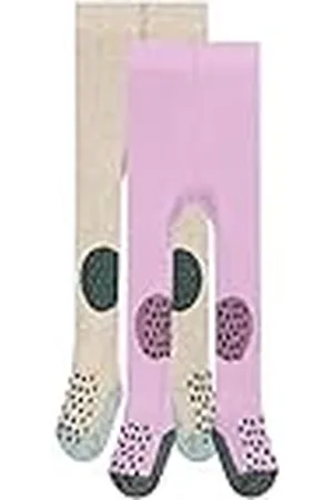 Camano Unisex Baby Online ca-Soft Organic Crawling ABS Tights 2-pack sokken, , 74/80