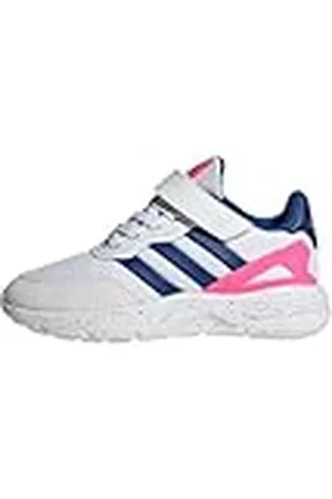 adidas Nebzed Elastic Lace Top Strap Schoenen Schuhe-Hoch, FTWR Wit/Team royal Blauw/Lucid roze, 38 EU