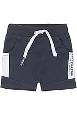 Dirkje Jongensjoggingbroek donkerblauw shorts, , 56 cm