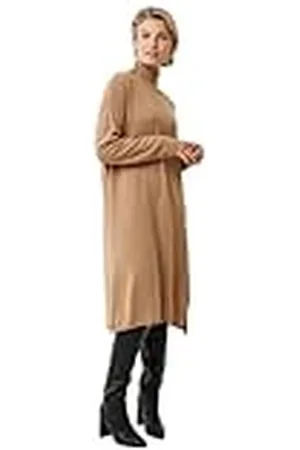 Mexx Dames Turtle Neck Gebreide Casual Jurk, , XL
