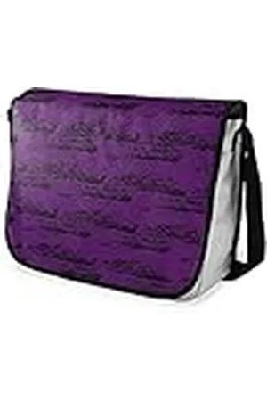Bonamaison Digitaal bedrukte Messenger schooltas met zwarte riem voor studenten, crossbody tas, koerierstas, schoudertas voor kinderen, meisjes, jongens, maat: 29x36 cm