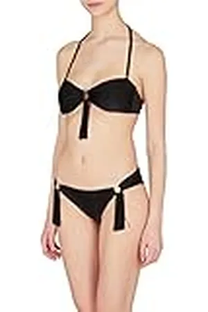 Emporio Armani Dames Emporio Armani Fringes Lycra Band en Brazilian Bikini Set, , XS, , XS