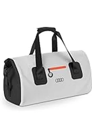 Audi collection Audi 3152400800 reistas duffle bag draagtas sporttas, waterdicht, met ringen logo, grijs, , Eén maat, Reistas