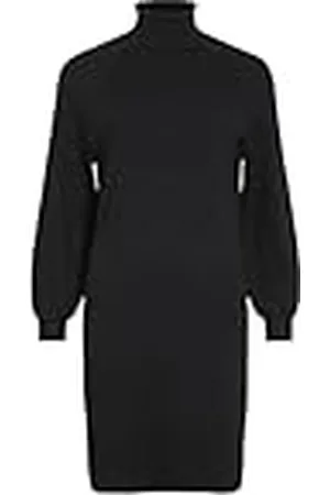 VILA VIOSTRIA ROLL NEK L/S KNIT DRESS - NOOS, , XXL
