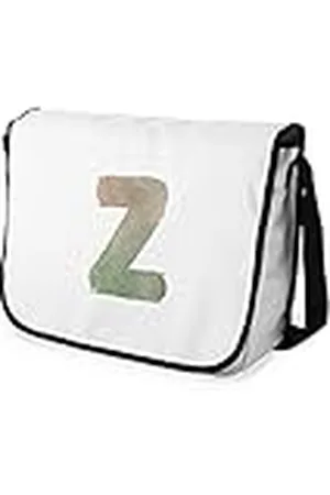 Bonamaison Digitaal bedrukte Messenger schooltas met zwarte riem voor studenten, crossbody tas, koerierstas, schoudertas voor kinderen, meisjes, jongens, maat: 29x36 cm