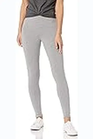 Amazon Dames Legging, Grijs Heather, Medium