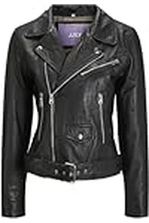 JACK & JONES JJXX Jxcalvin Leather Biker JKT Noos Leren jas voor dames, , XS