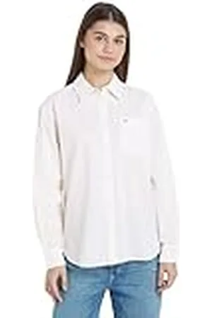 Tommy Hilfiger Dames TJW Boxy Stripe linnen overhemd, , M, , M