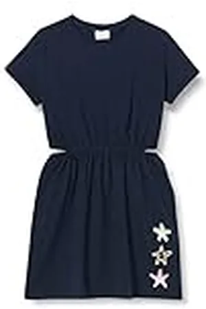 QS by s.Oliver Junior Girls 2130592 Jurk, kort, , 128, , 128 cm