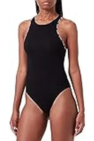 Karl Lagerfeld Dames Mini Logo Racer Back Bodysuit, , M