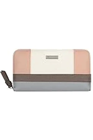 TOM TAILOR Juna damesportemonnee met ritssluiting, groot, roze, , 20x2,5x10,5