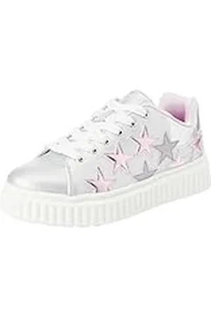 Skechers Street Girls, Sneakers, Silver Synthetic/Multi Trim, 36,5 EU, , 36.5 EU
