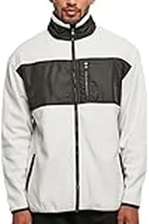 Urban classics Gematchte Micro Fleece Jas voor heren, , XXL