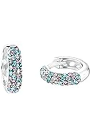 Prinzessin Lillifee Oorringen 925 sterling zilveren meisjeskinderoorbellen, met preciosa, 1,2 cm, zilver, geleverd in sieradengeschenkdoos, 2034001