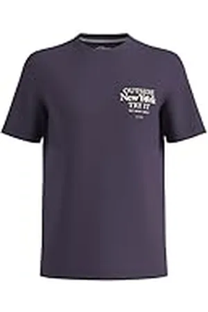 QS by s.Oliver Heren T-shirt met print op de voorkant, , M