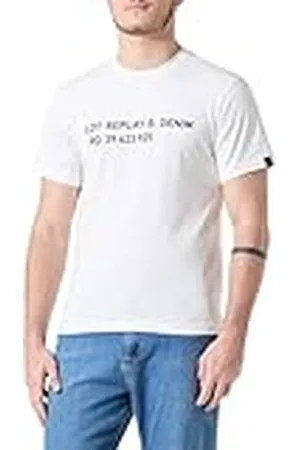 Replay Heren Regular Fit T-shirt van katoen, , M