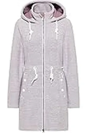 Blonda Dames Altiplano gebreide fleece mantel, , S