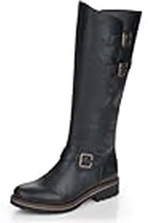 Remonte Dames R6590 Kniehoge laarzen, zwart (01), 36 EU