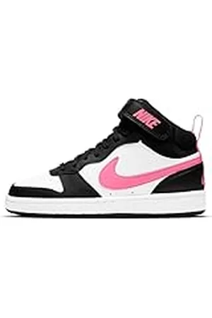 Nike Court Borough Mid 2 Herensneakers, zwart/wit (Black Sunset Pulse White), 36.5 EU