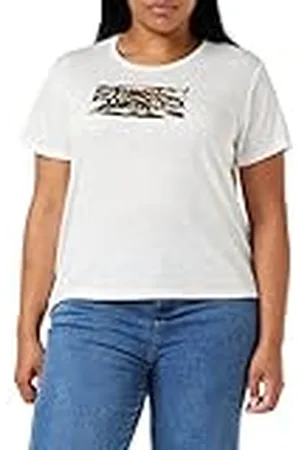 Pepe Jeans Caitline T-shirt voor dames, Wit, S
