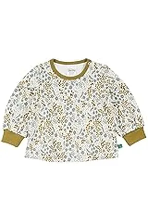 Green Cotton Botany T-shirt voor babymeisjes.