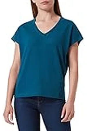 QS by s.Oliver Dames T-shirt mouwloos, aquamarijn, 32