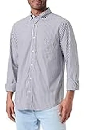 GANT Reg Poplin Stripe Shirt voor heren, , XXL