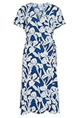 VILA VILOVIE S/S WRAP MIDI-jurk - NOOS, , 38