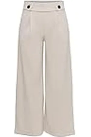 JDY Geggo New Ancle Pants JRS Noos voor dames, Chateau Gray/Detail: zwarte knoppen, XL